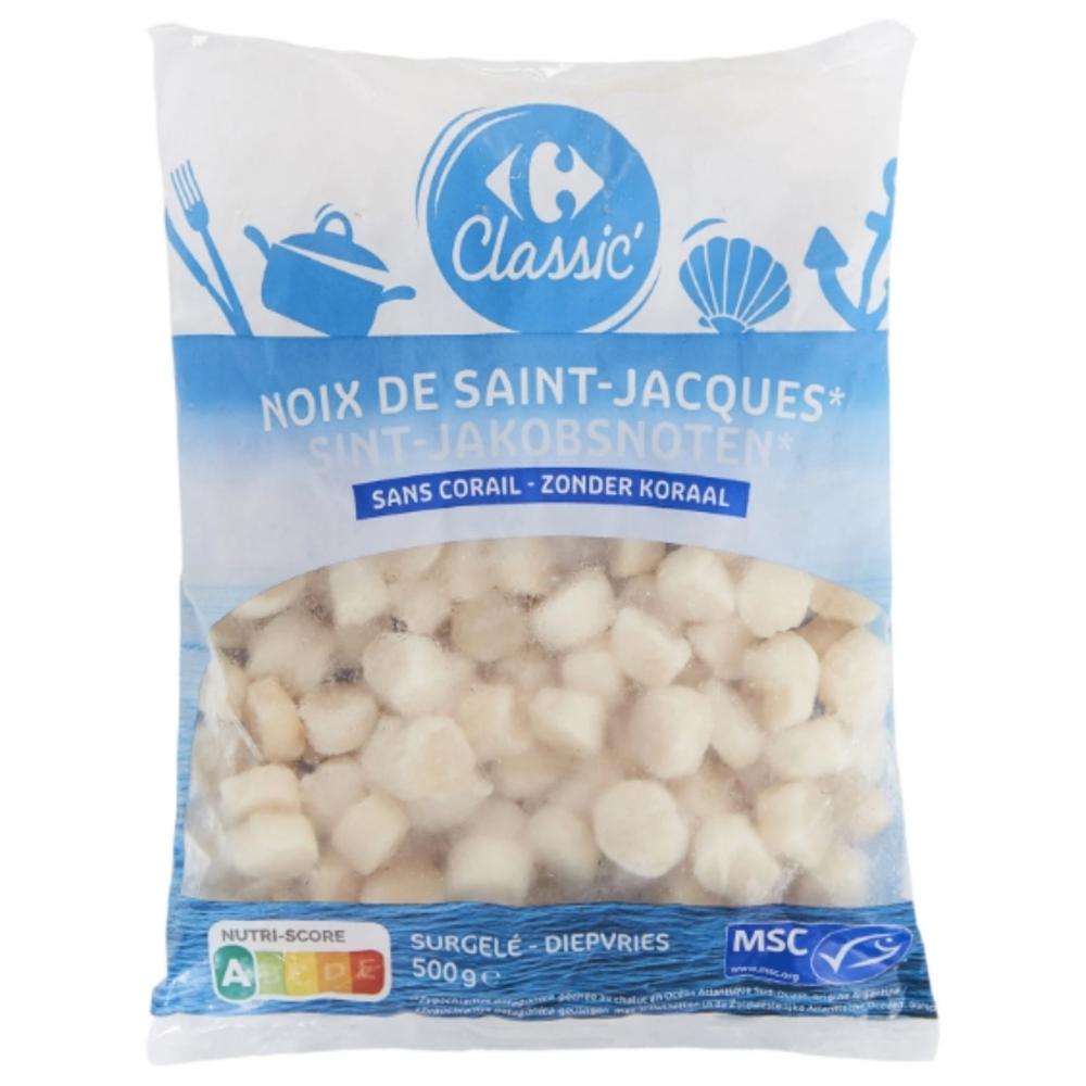 Noix De Saint-Jacques Sans Corail Carrefour 500g.