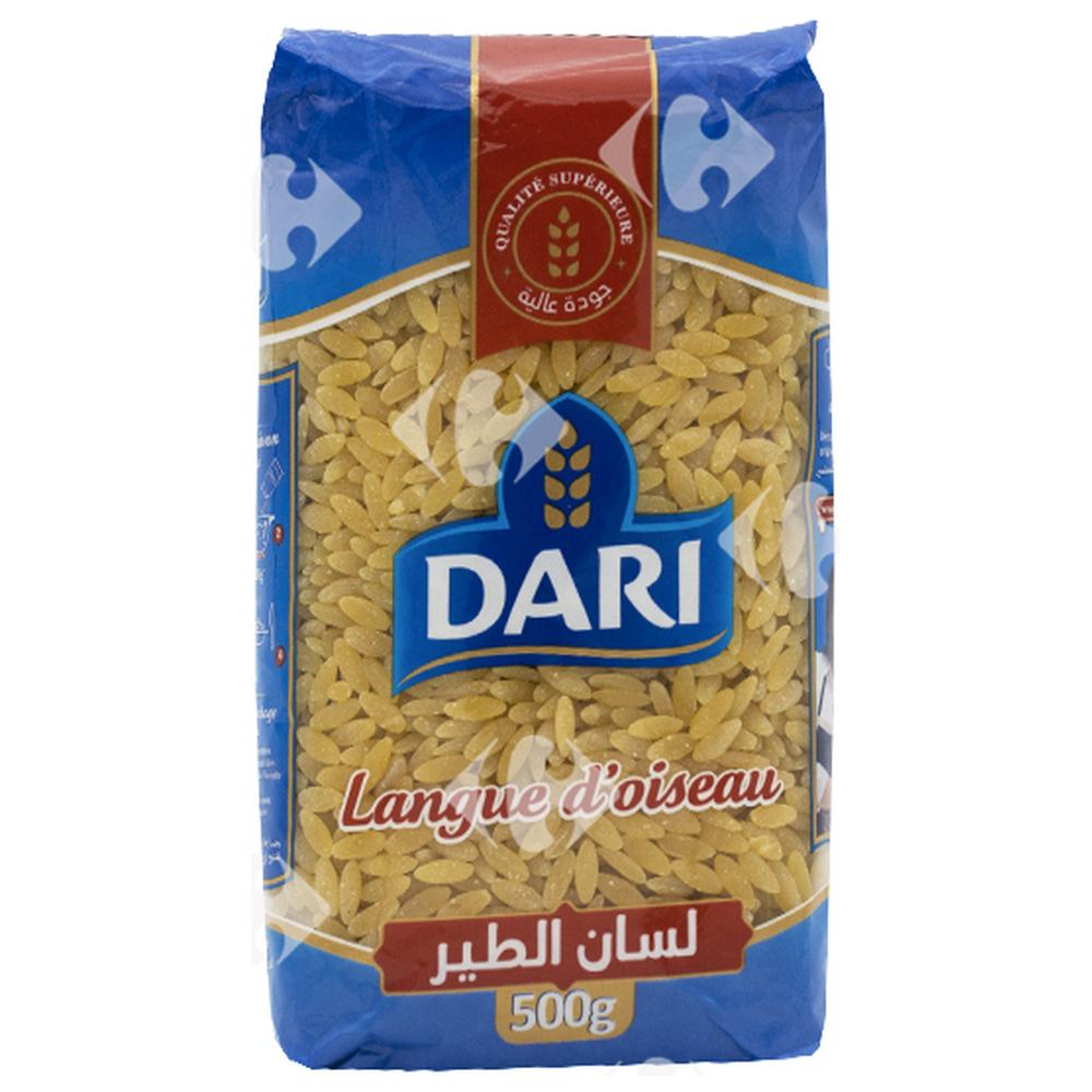 [352597] Pâtes Langue d'Oiseau Dari 500g.