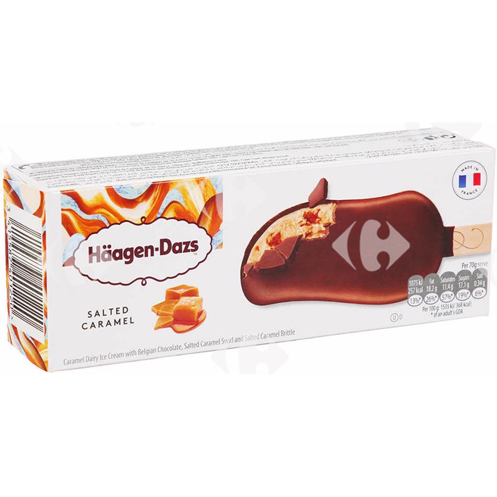 Bâtonnet Glace Caramel Beurre Salé Haagen Dazs 80ml.