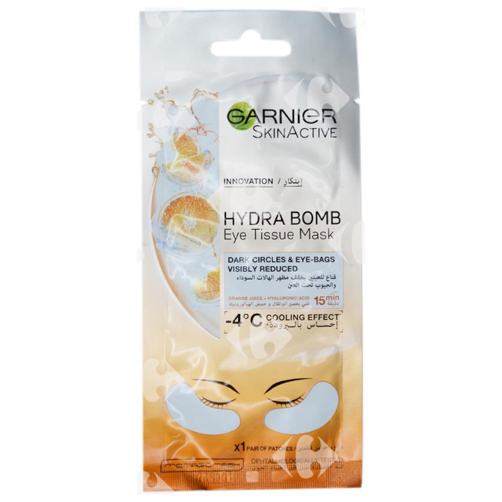 Masque Tissu Yeux à l'Orange Skinactive Garnier.