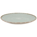 Assiette Plate Kasa en Porcelaine Verte Seia 27cm