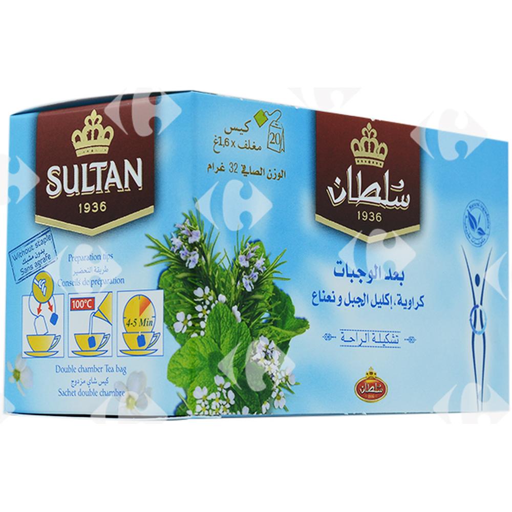 Infusions en Sachets Après Repas Sultan 20 sachets.