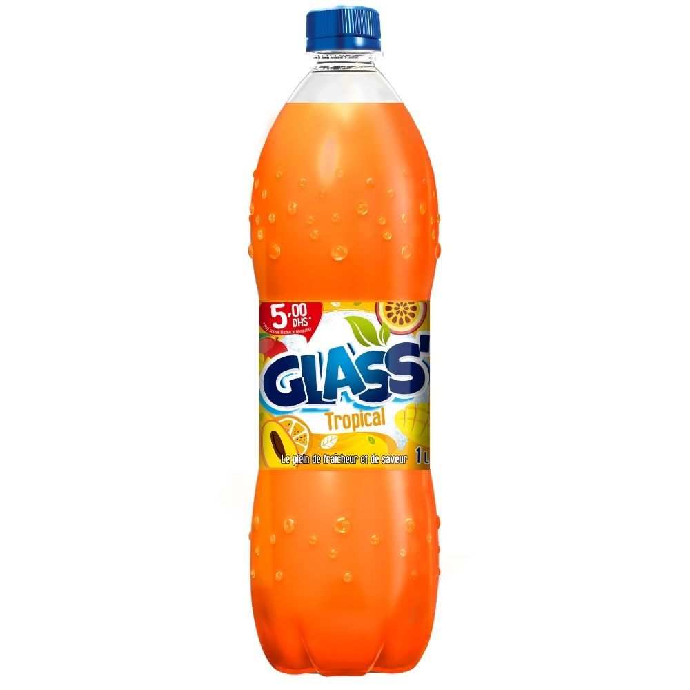 [719723] Boisson Gazeuse Tropical Glass Pet 1L