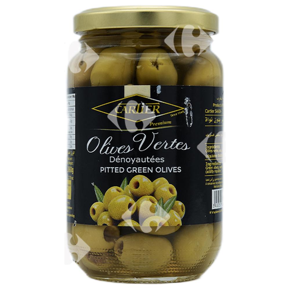 Bocal d'Olives Dénoyautées Cartier 350g.