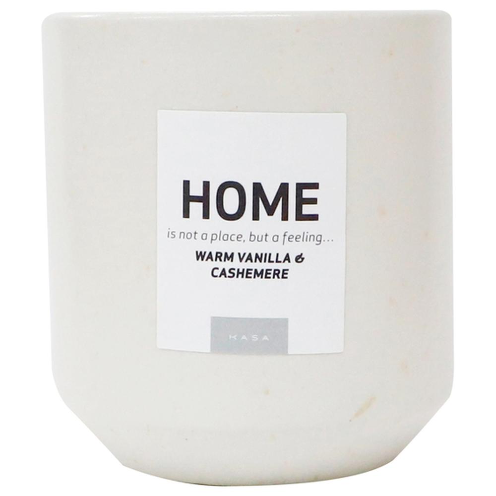 Bougie à Couvercle Home Vanille Cachemire Kasa 220g