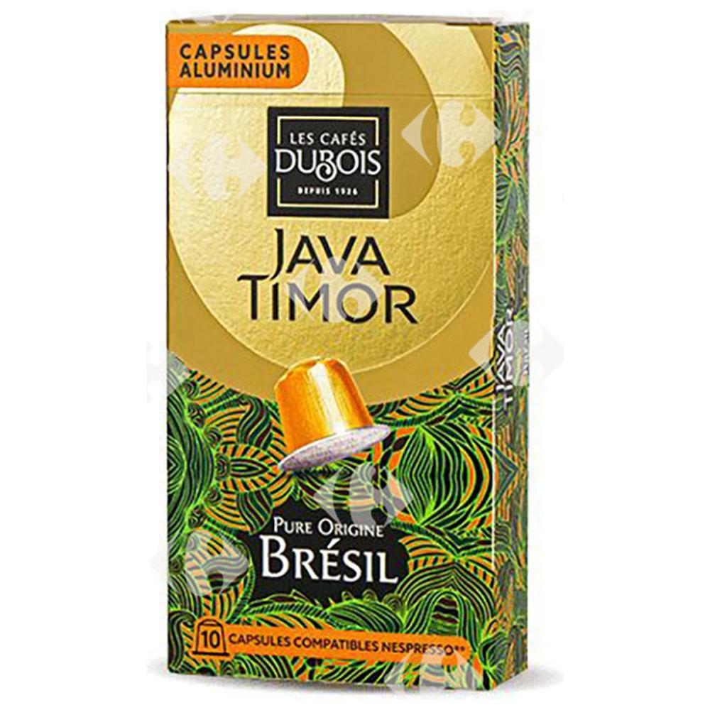 [598356] Café en Capsules Brésil Java Timor Dubois x10.