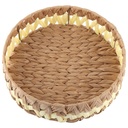 Petit Panier Rond d'Herbe Marine Jaune Kasa 30 cm