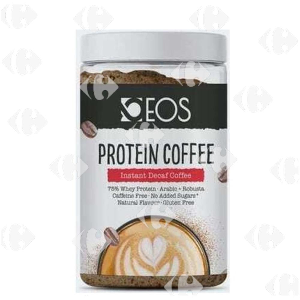 [672804] Café Décaféiné à 75% de Protéines de Whey Eos 150g.