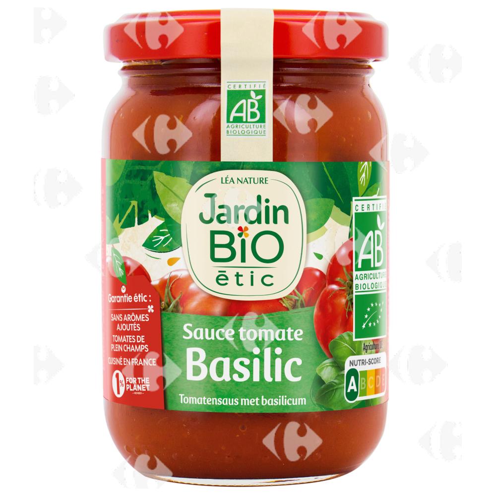 Sauce Tomate Basilic en Verre Bio Jardin Bio 200g