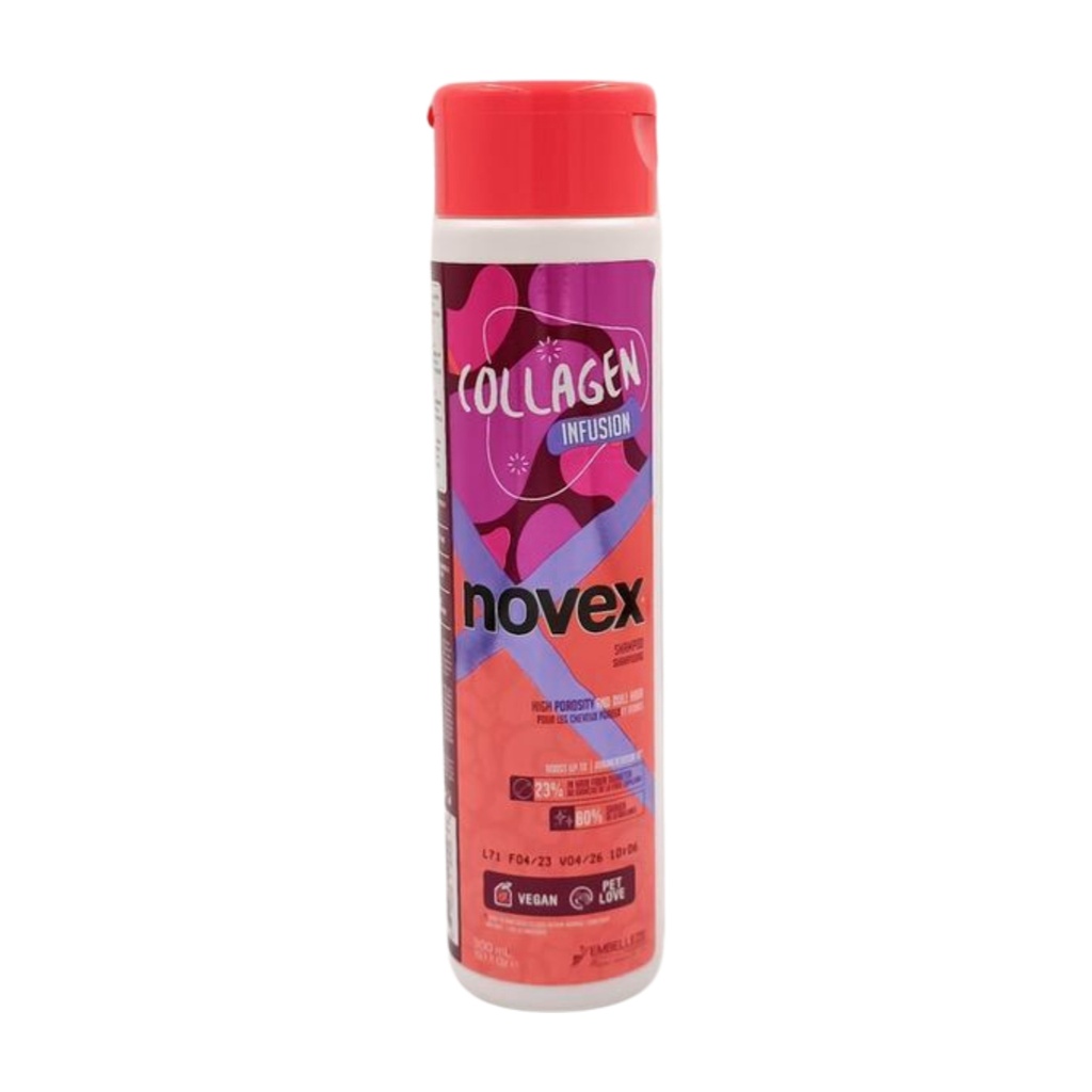 Shampooing Sans Sulfate Sans Paraben Collagen Fortifiant Novex 300ml.