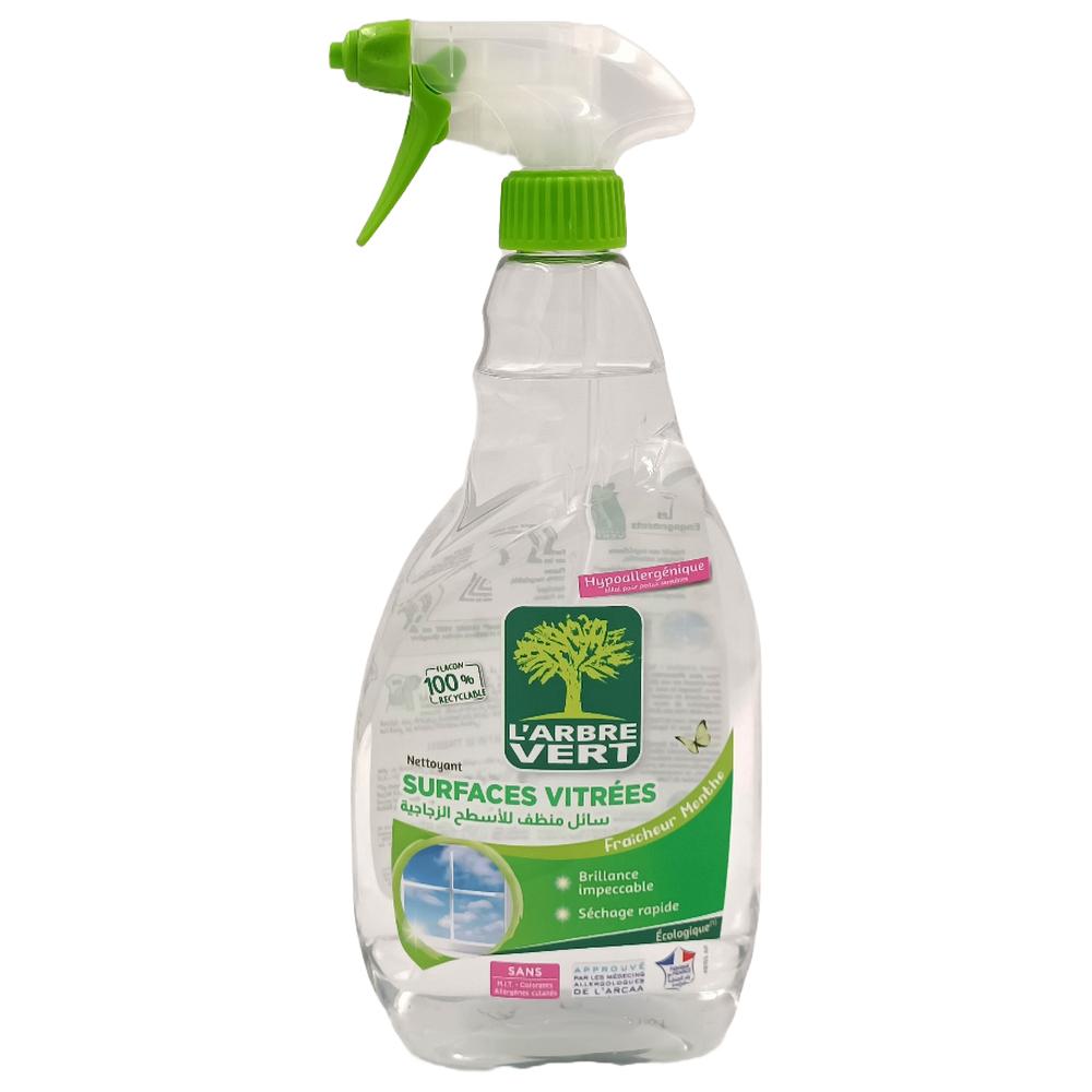 [383202] Nettoyant Vitres et Surfaces Vitrées Écologiques l'Arbre Vert 740ml.