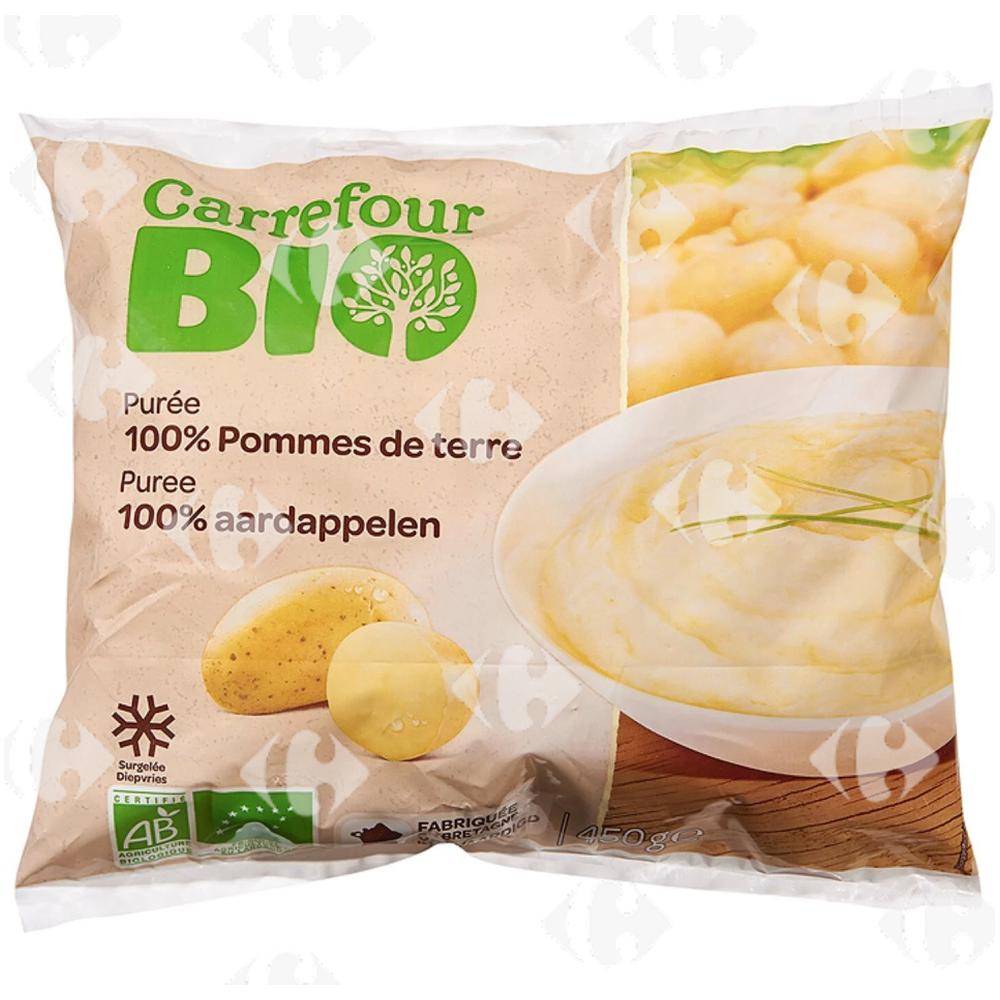 [692260] Purée Bio 100% Pommes de Terre Carrefour Bio 450g.