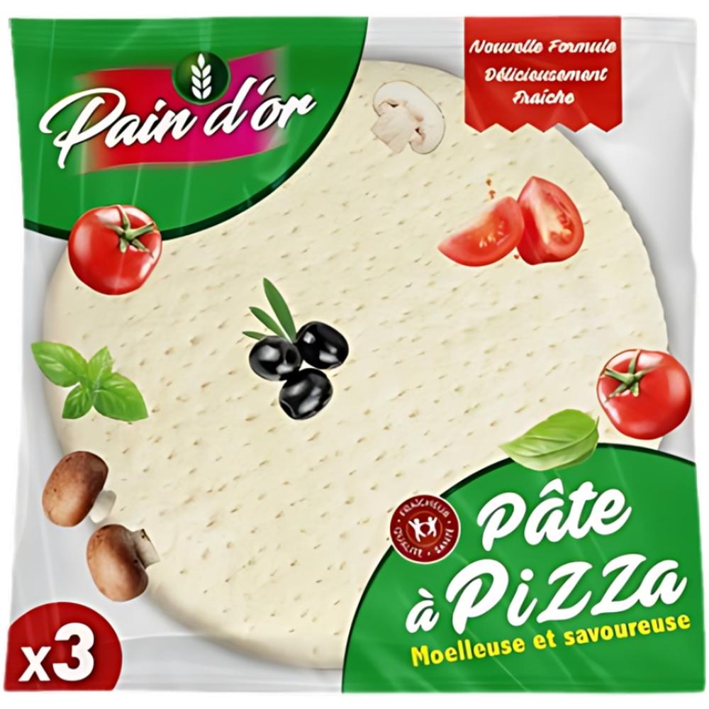 [65215] Pâte à Pizza Pain d'Or 460g 3 pièces