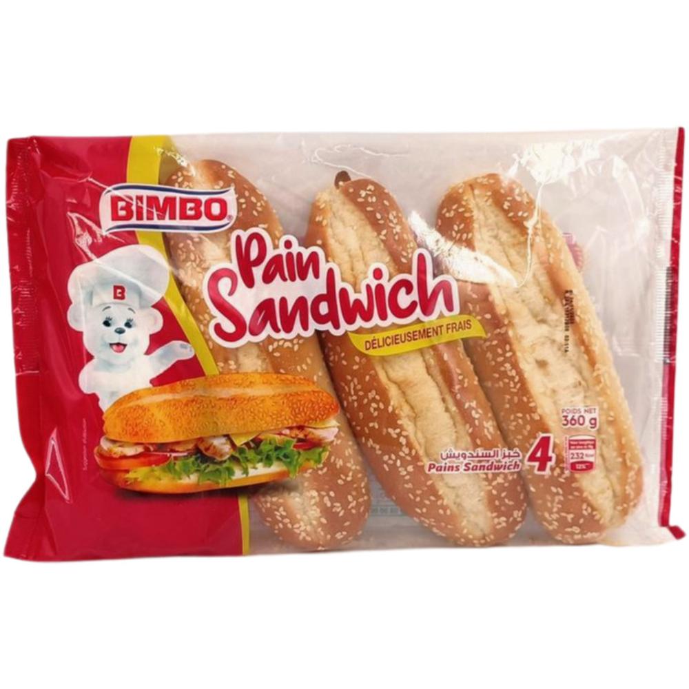 [673506] Pain Sandwich Bimbo 360g 4 unités.