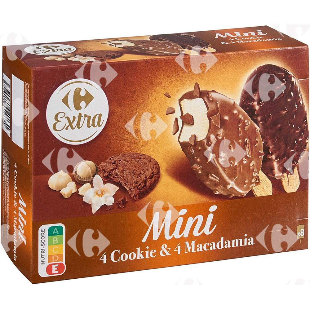 Mini Bâtonnets Cookie Macadamia Carrefour 8x45ml