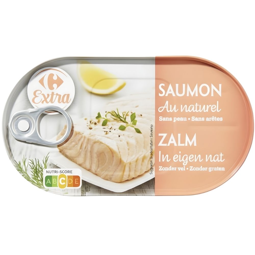 [644086] Saumon au Naturel Carrefour 125g.