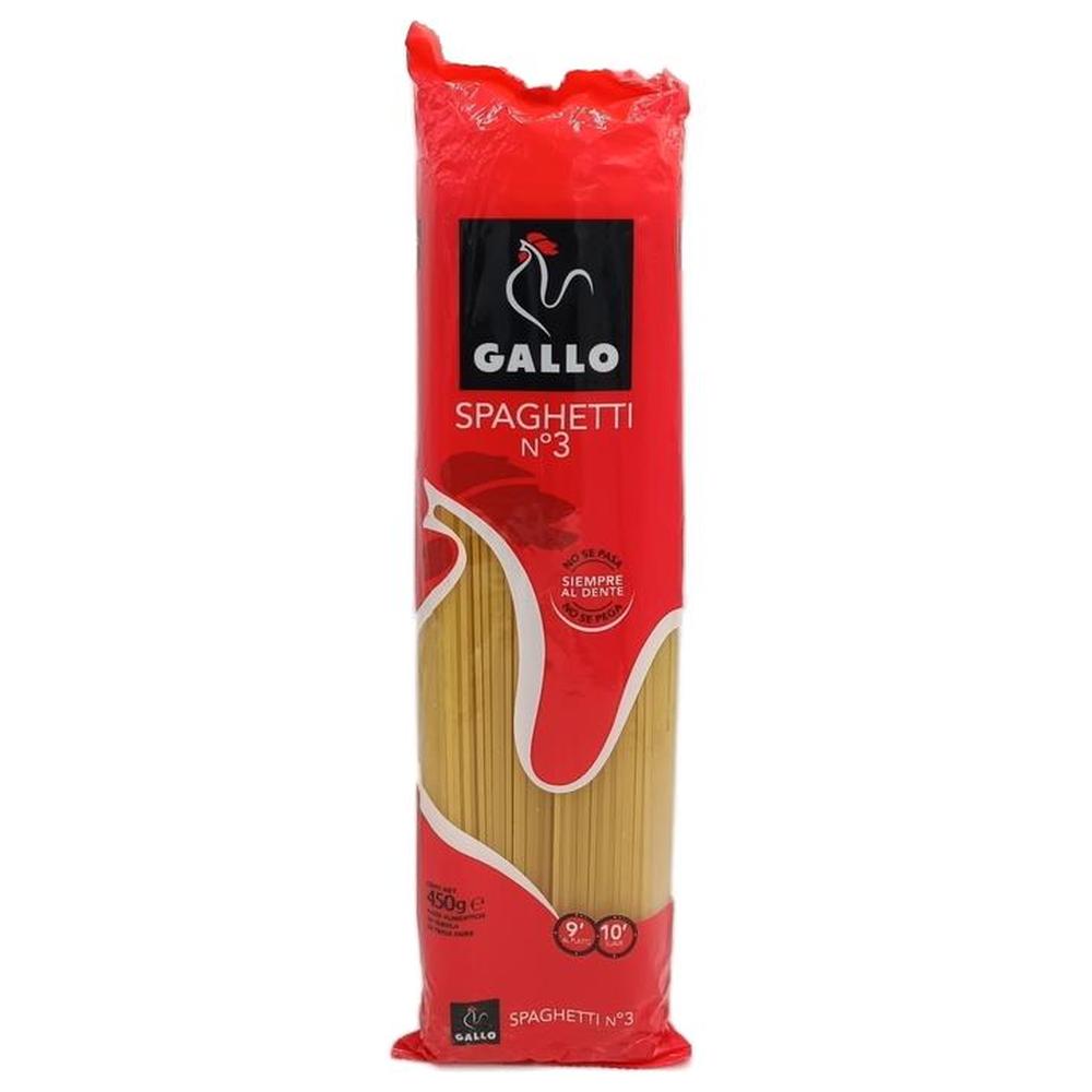 Spaghetti N°3 Gallo 450g.