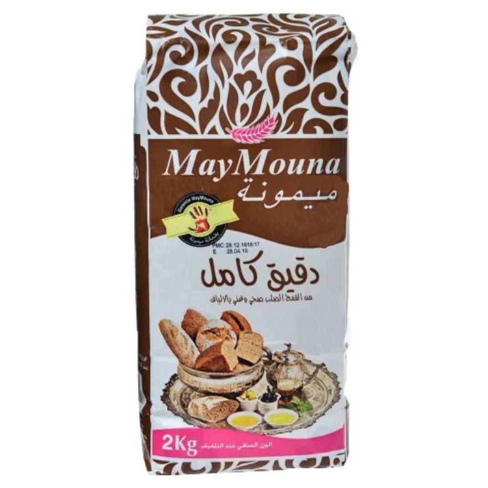 Farine Complète de Blé Dur Maymouna 2kg.