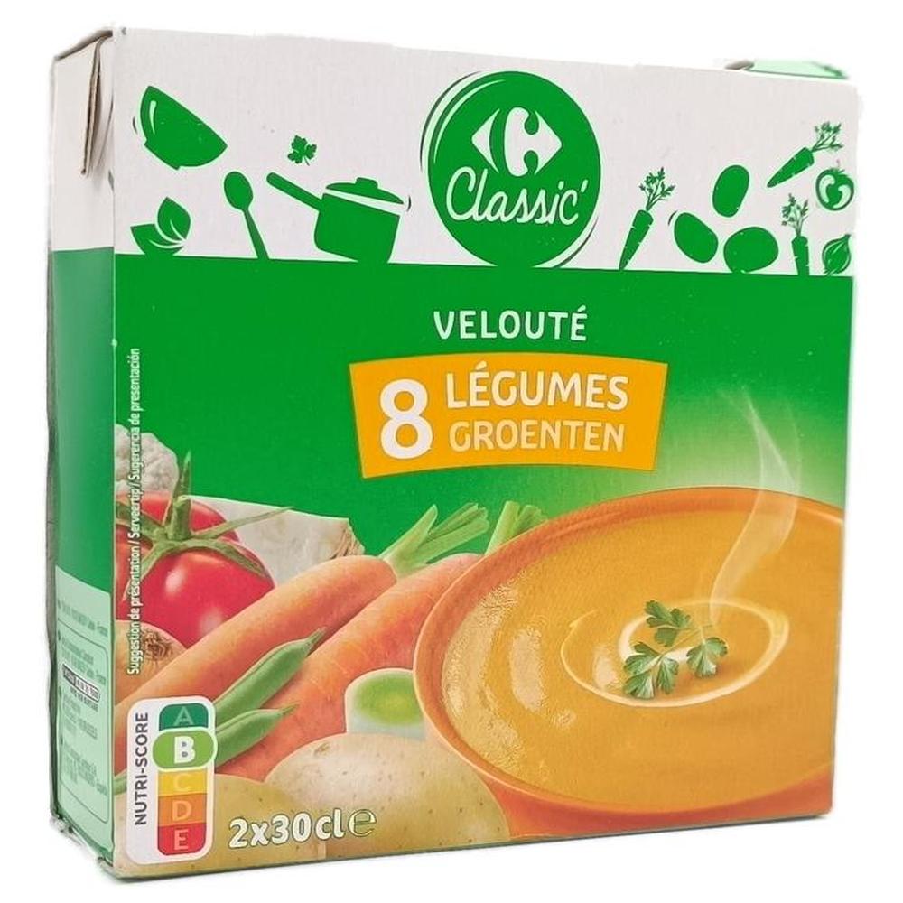 Velouté aux 8 Légumes Carrefour 2x30cl