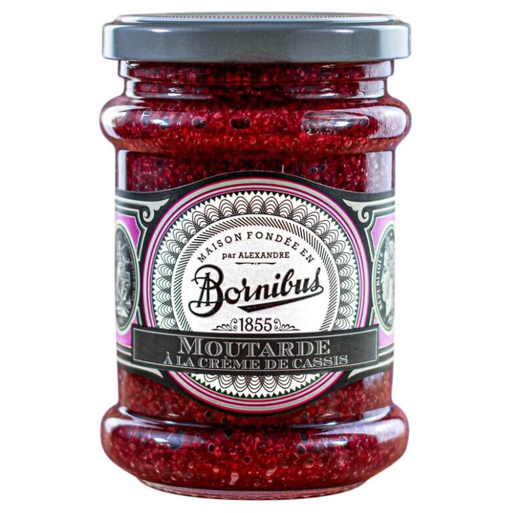 [680611] Moutarde Crème de Cassis Bornibus 245g.