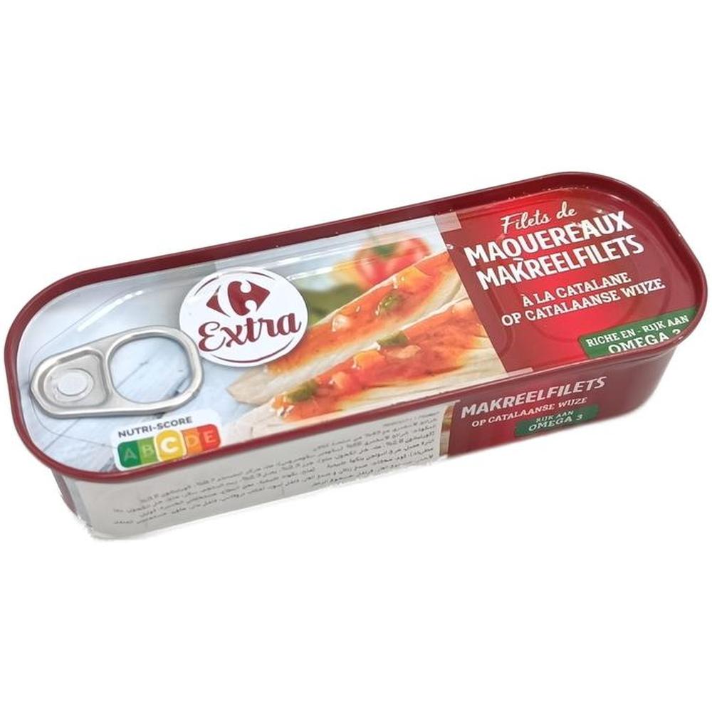 Filets de Maquereaux à la Catalane Carrefour Extra 169g.