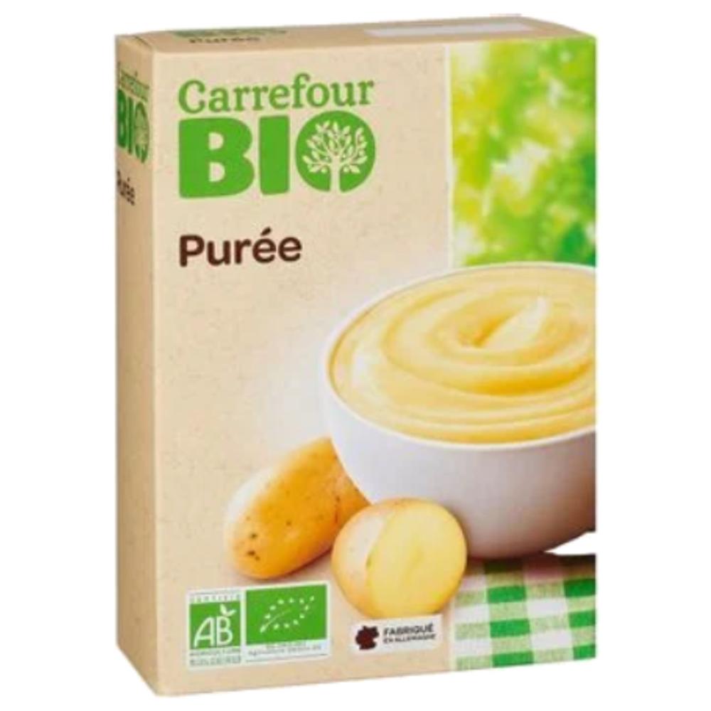 Purée Nature Carrefour BIO 2 unités de 125g.