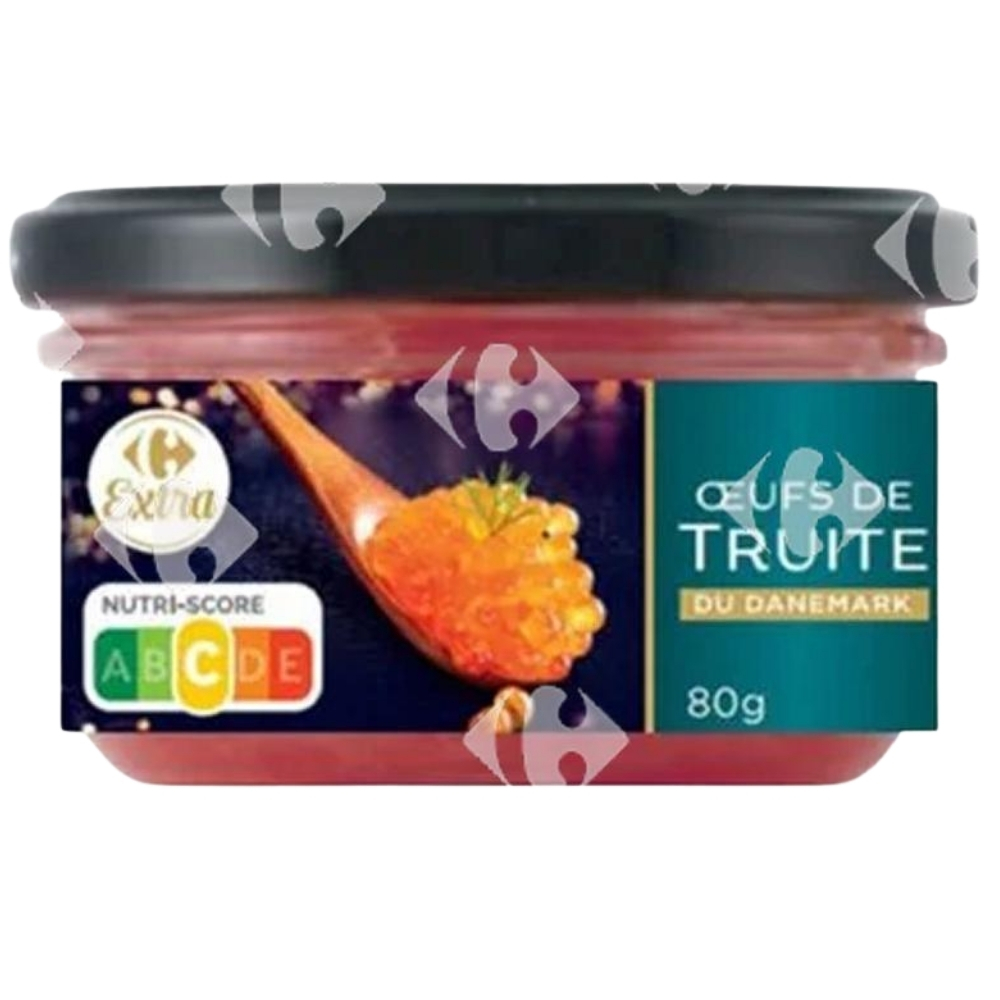 [514736] Oeufs de Truite Carrefour Selection 95g.