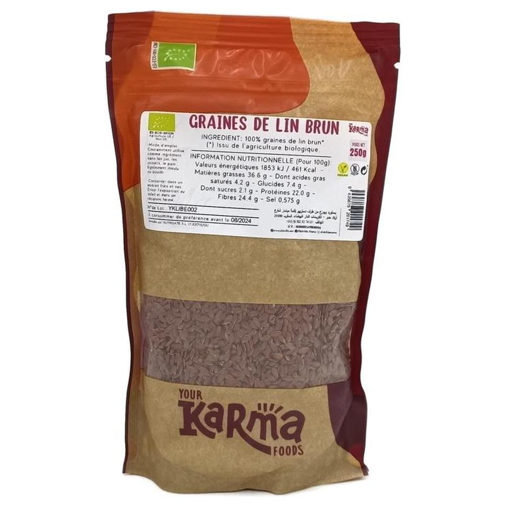 [682696] Graines de Lin Brun Bio Karma 250g.