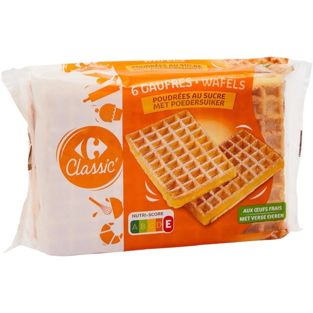 [724402] Gaufres Sucrées Carrefour Classic 6 pièces 42g