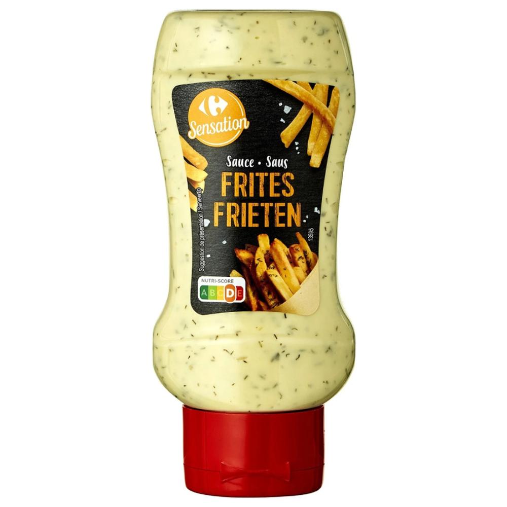 Sauce Pomme Frite Top Down Carrefour 355g