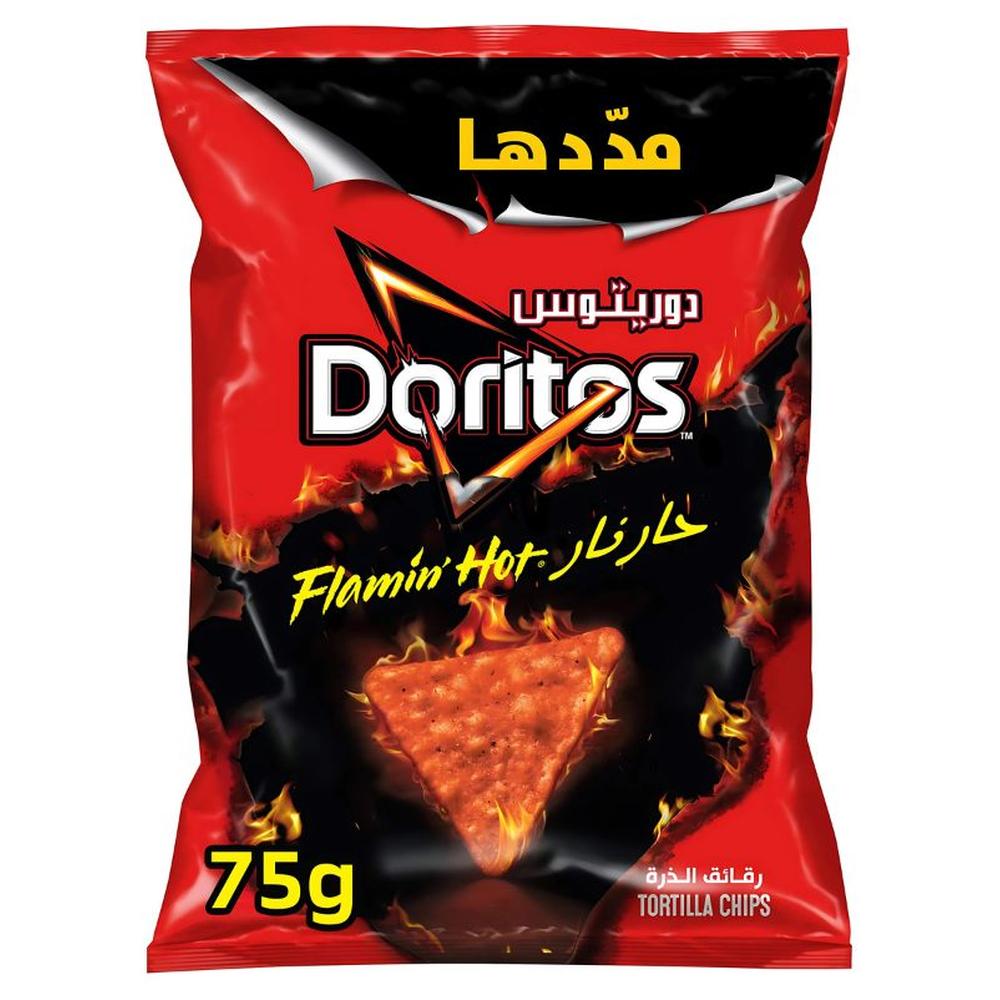 Chips Tortillas Flaming Hot Doritos 75g