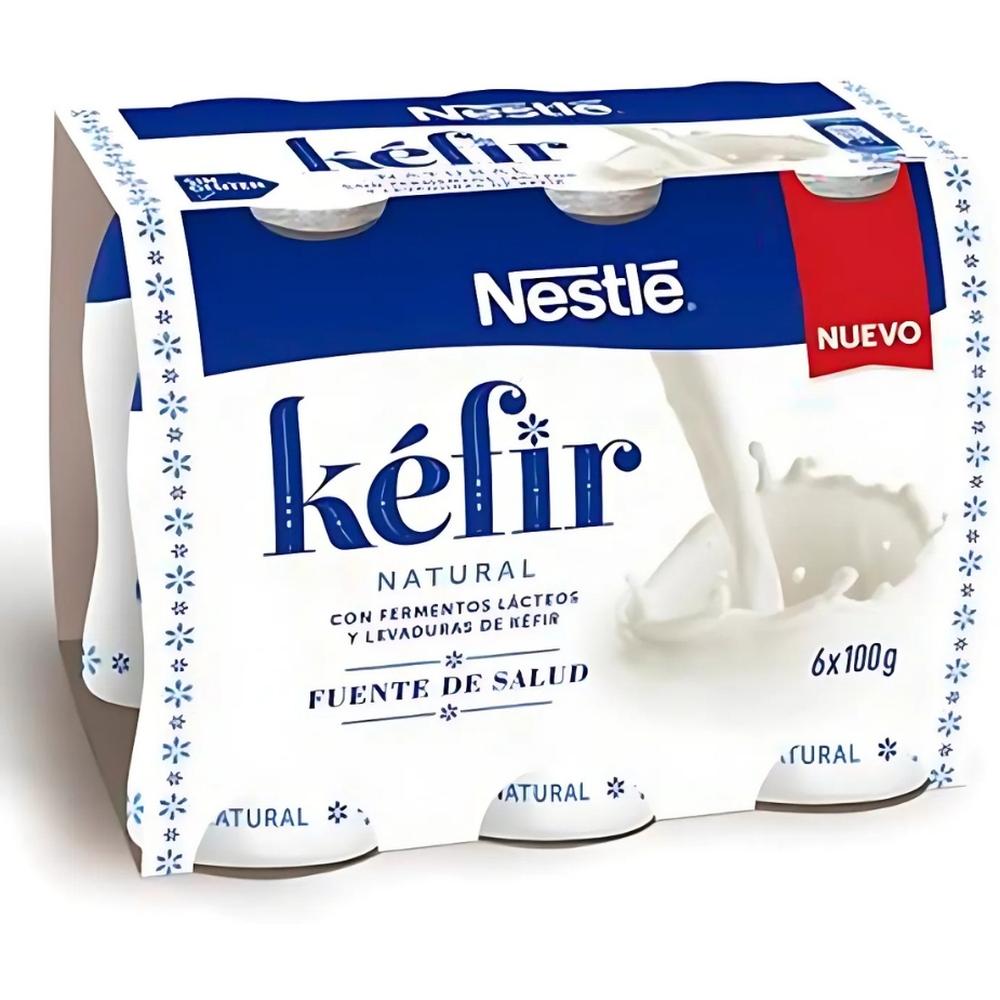 [725586] Yaourts à la Cuillère Kéfir Nature Nestlé 6x100g