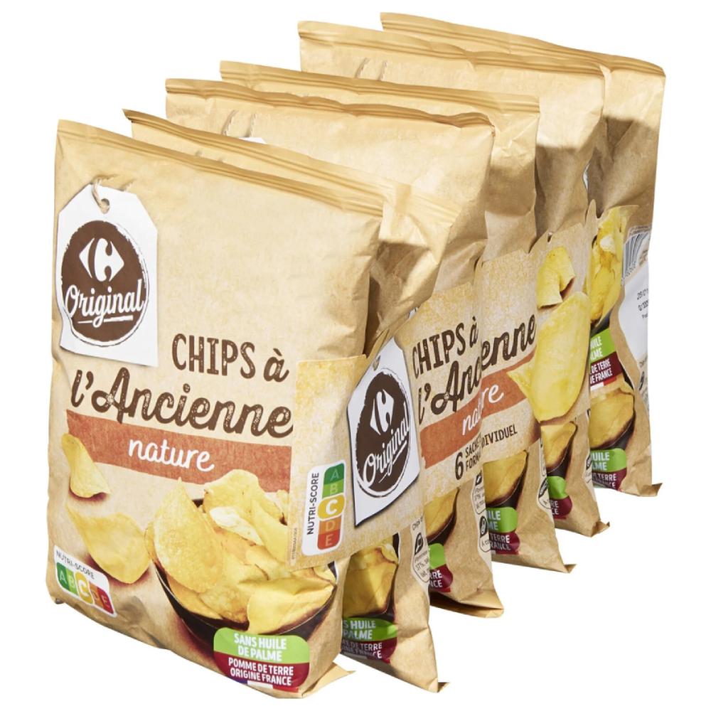 [564691] Chips à l'Ancienne Carrefour 6x30g