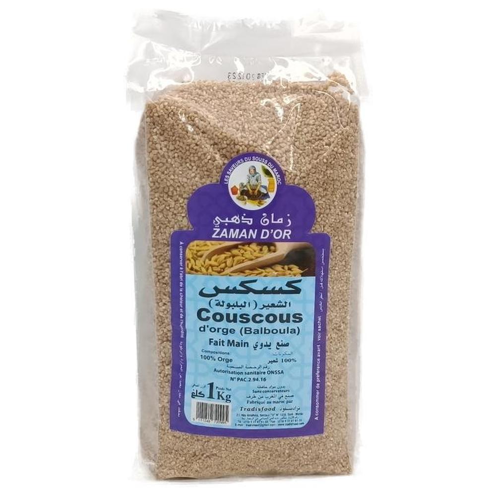 Couscous d'Orge Moyen Zaman d'Or 1kg.