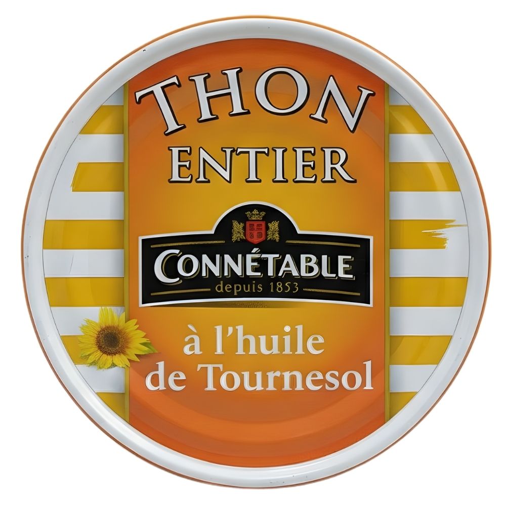 Thon Huile de Tournesol Entier Listao Connétable 160g.