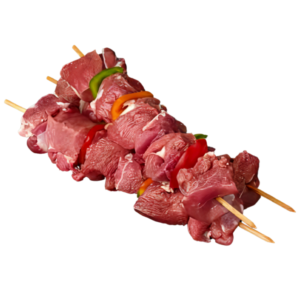 [567674] Brochettes de Veau en Barquette 500g.