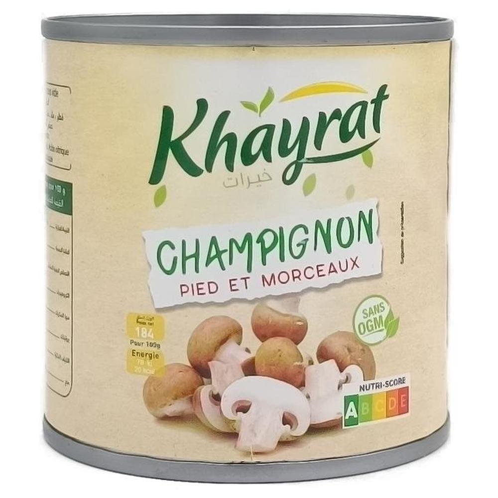 [529600] Champignons Coupés Khayrat 184g.