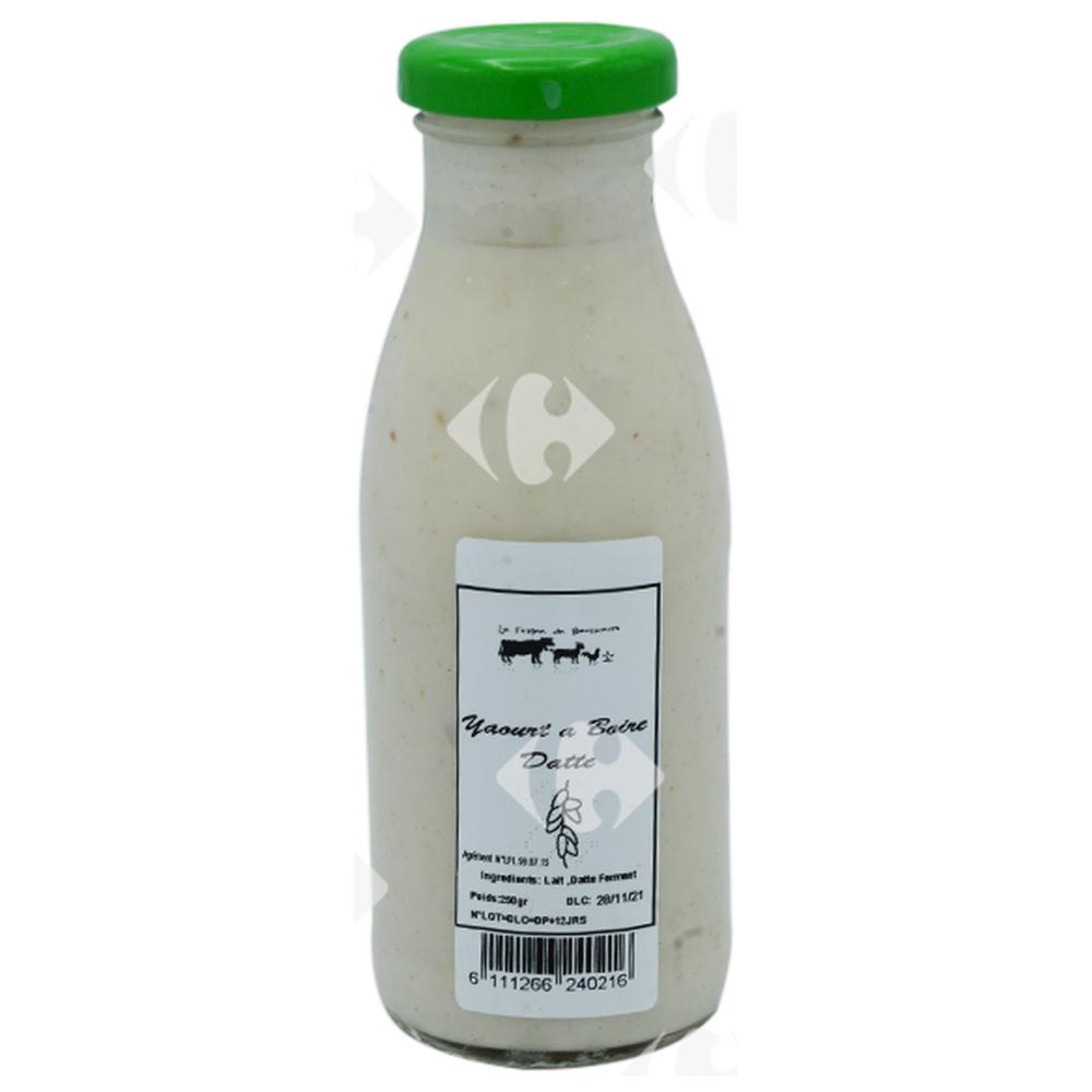 [655140] Yaourt à Boire aux Dattes La Ferme de Bouskou 250g