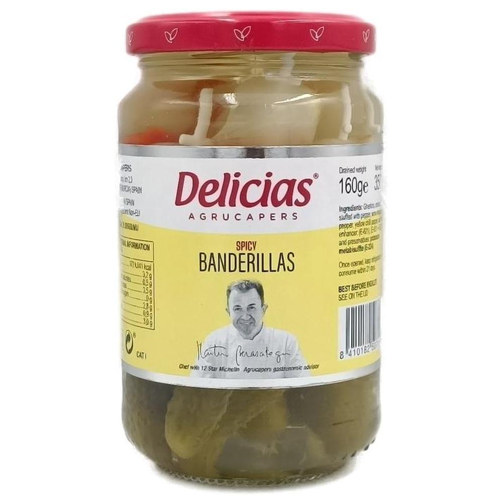 [672156] Banderilles Cornichons Apéritif Delicias 350g.