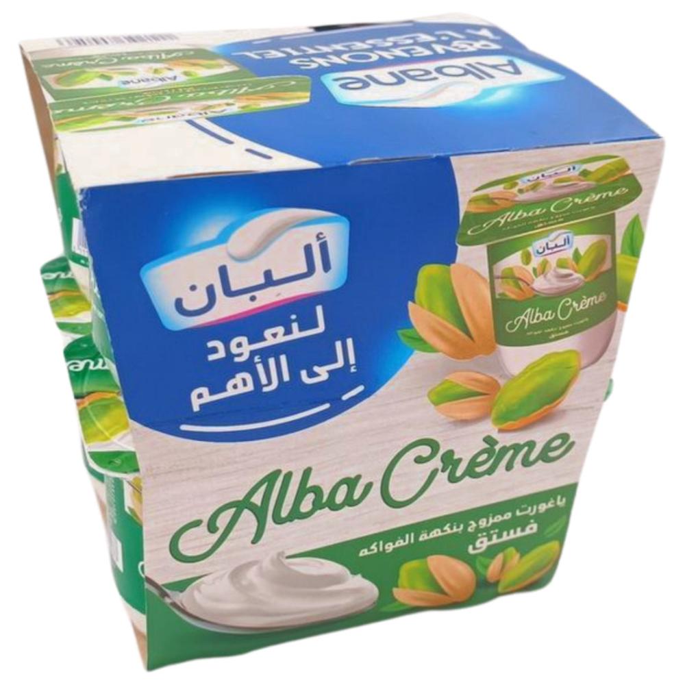 [689417] Pack Yaourt à Cuillère Brassé Pistache Albane 8x110g.
