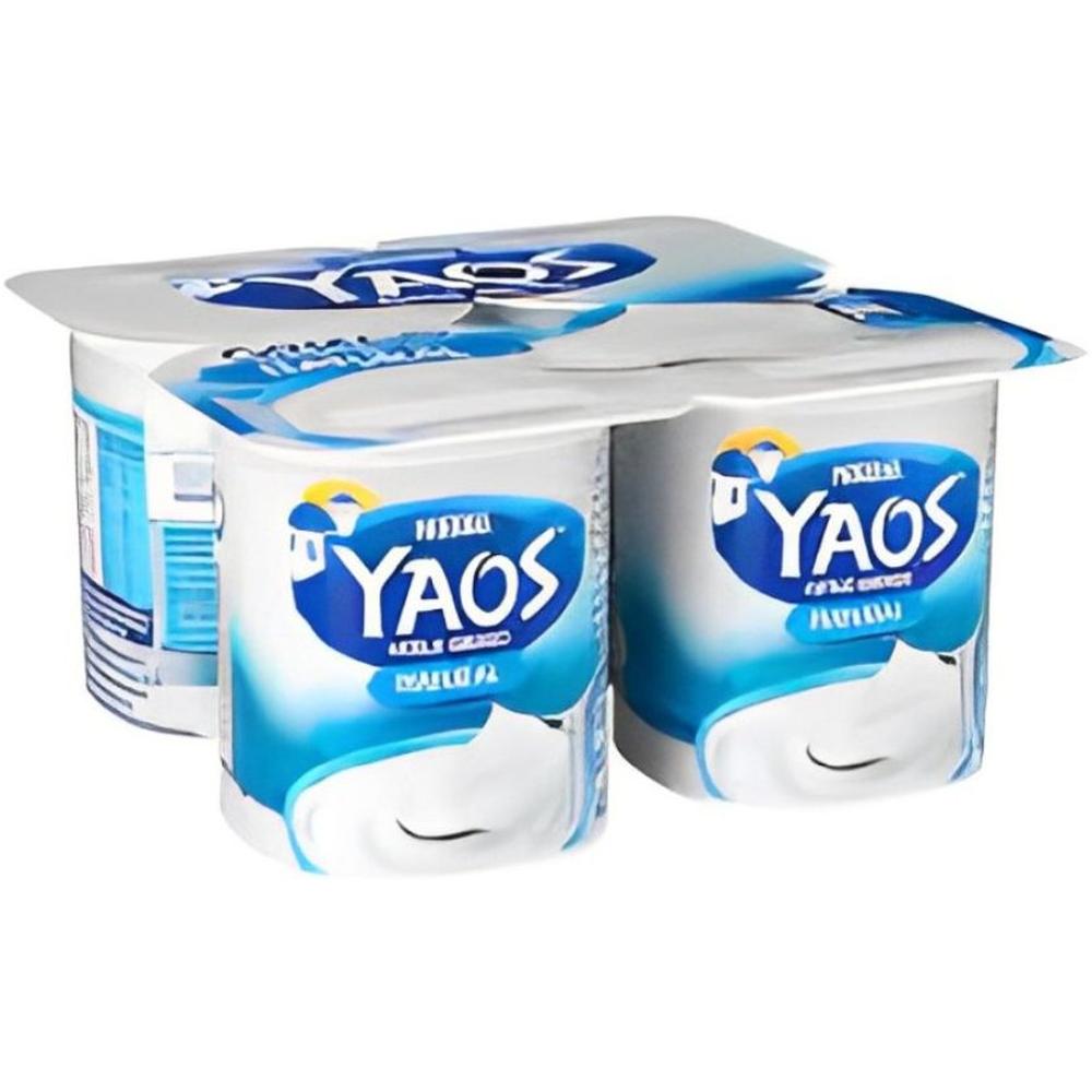 Yaourt Grec Nature Sans Sucre Yaos Nestlé 4x110g.