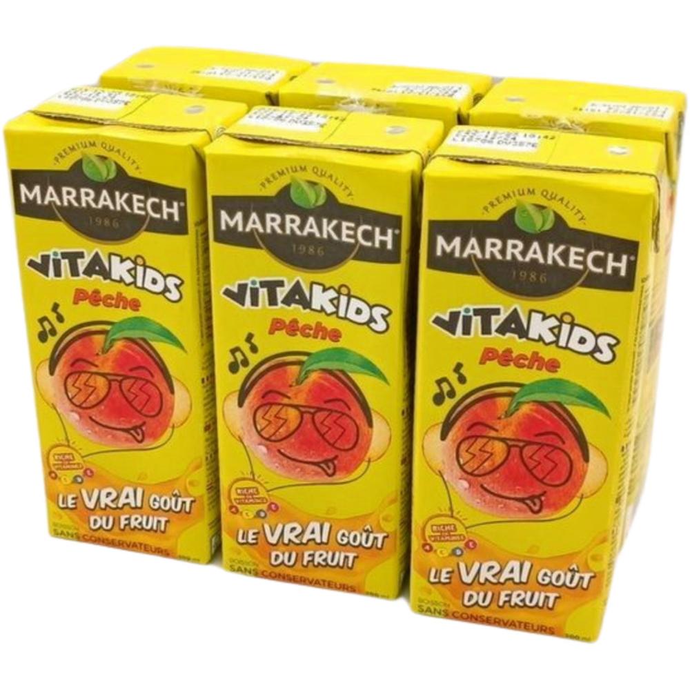 Pack Boissons Vitakids De Pêche Marrakech 6x200ml.
