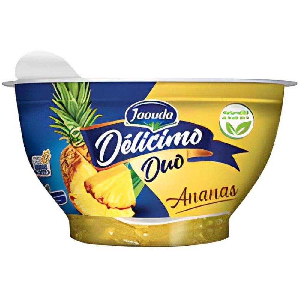 Yaourt Duo Ananas Delicimo Jaouda 140g