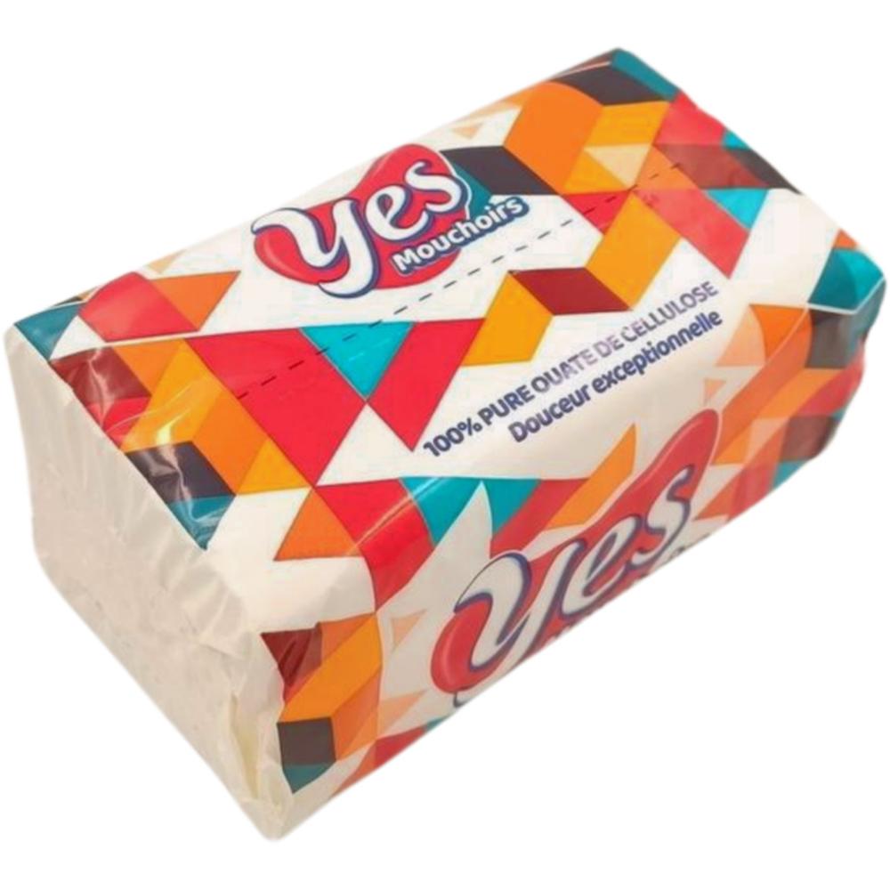 [698174] Boîte Mouchoirs 2 Plis Yes 550 unités.