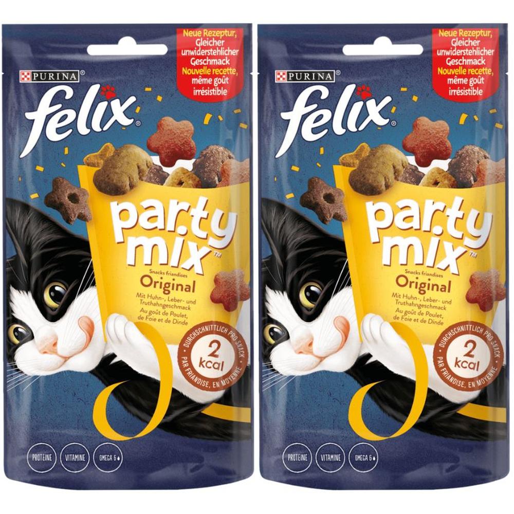 Snack Chat Original Mix Party Felix 60g +1 Gratuit