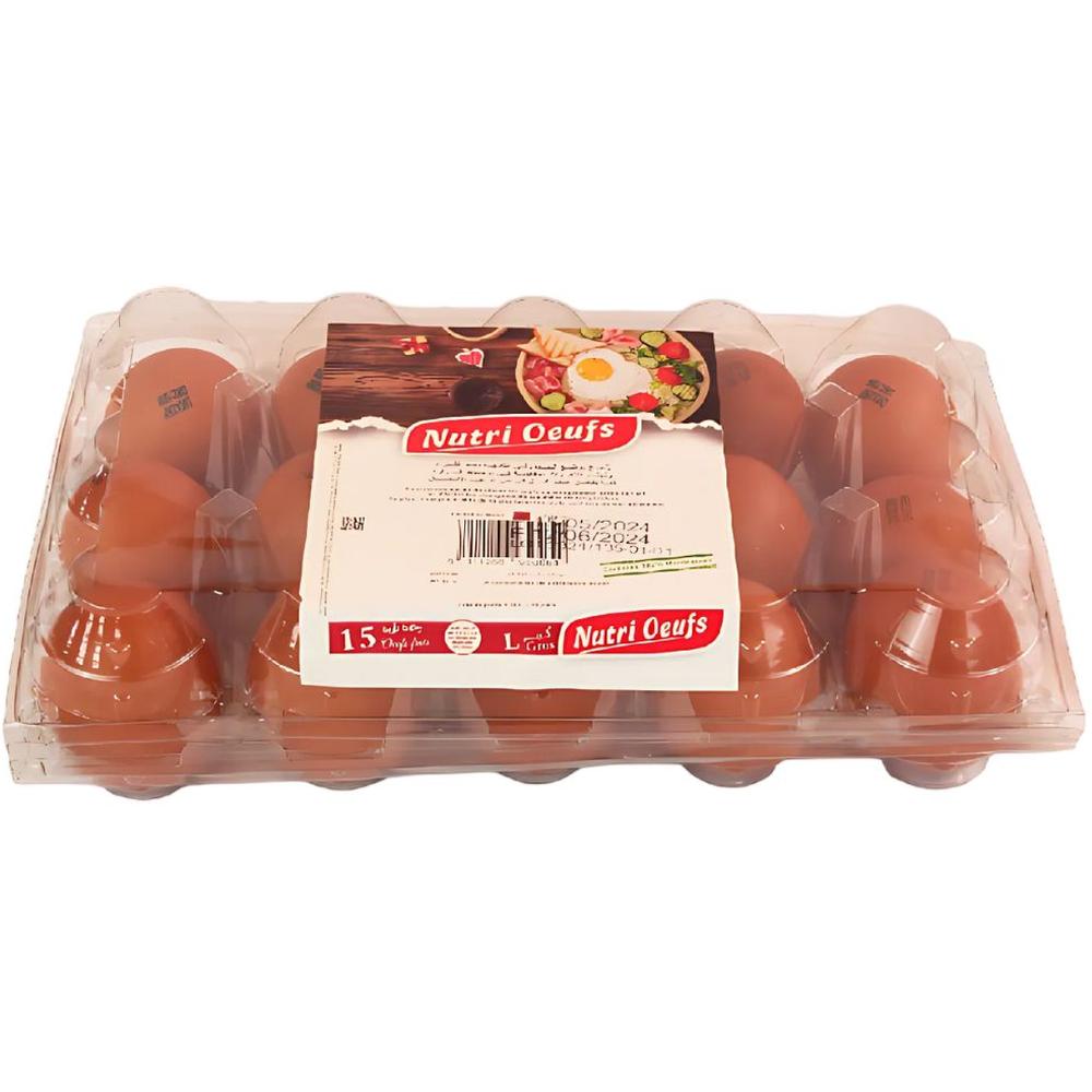 [670149] Oeufs Gros Calibre Ovocorp Boite de 15 unités