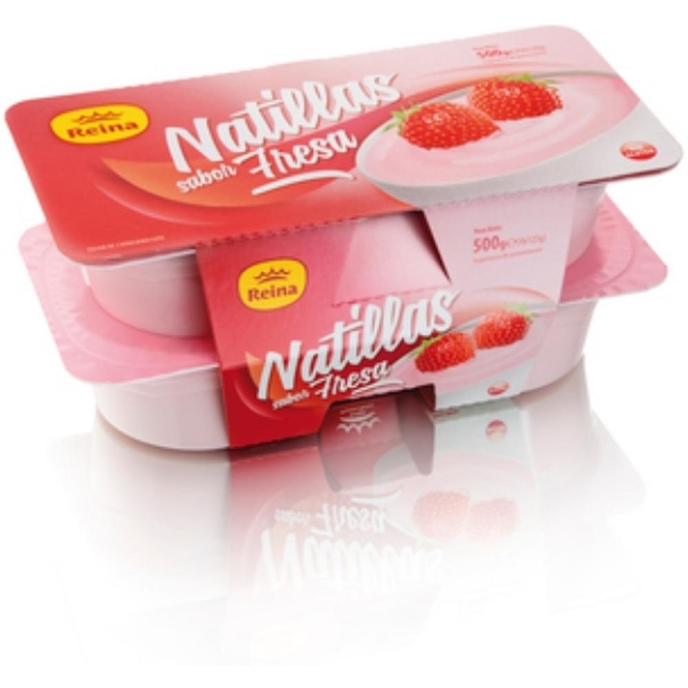 Crème Dessert Fraise Reina 125g 4 unités.