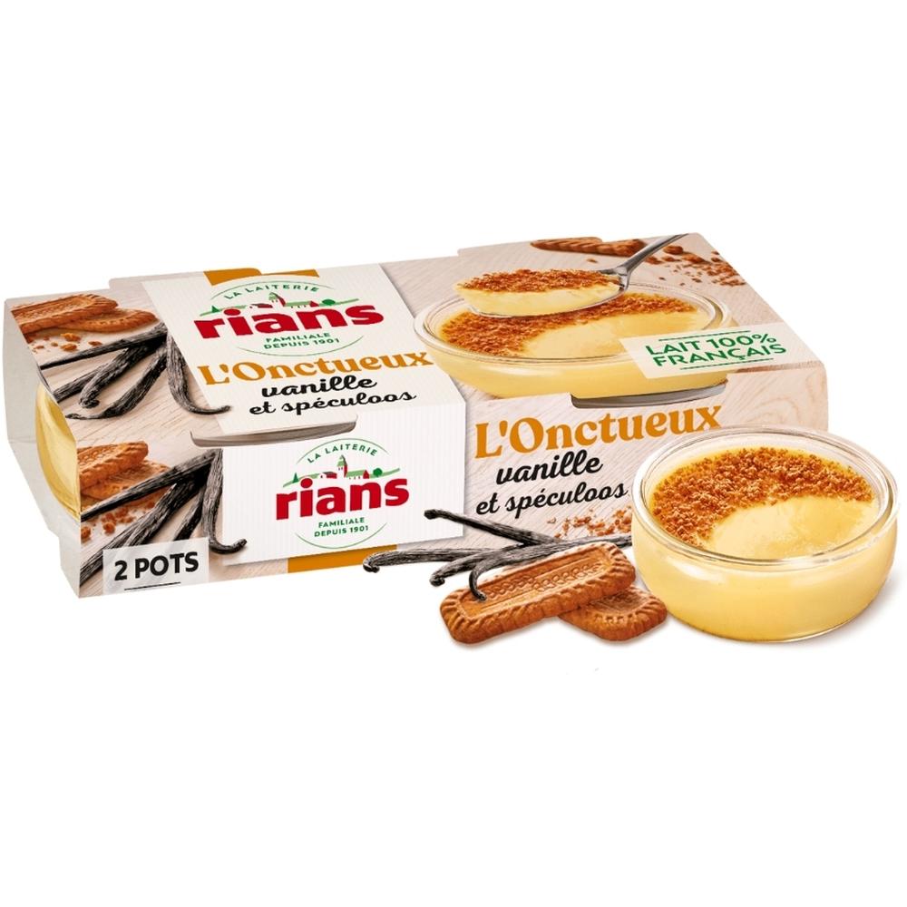 [685068] Crème Dessert Vanille Speculoos Rians 180g.