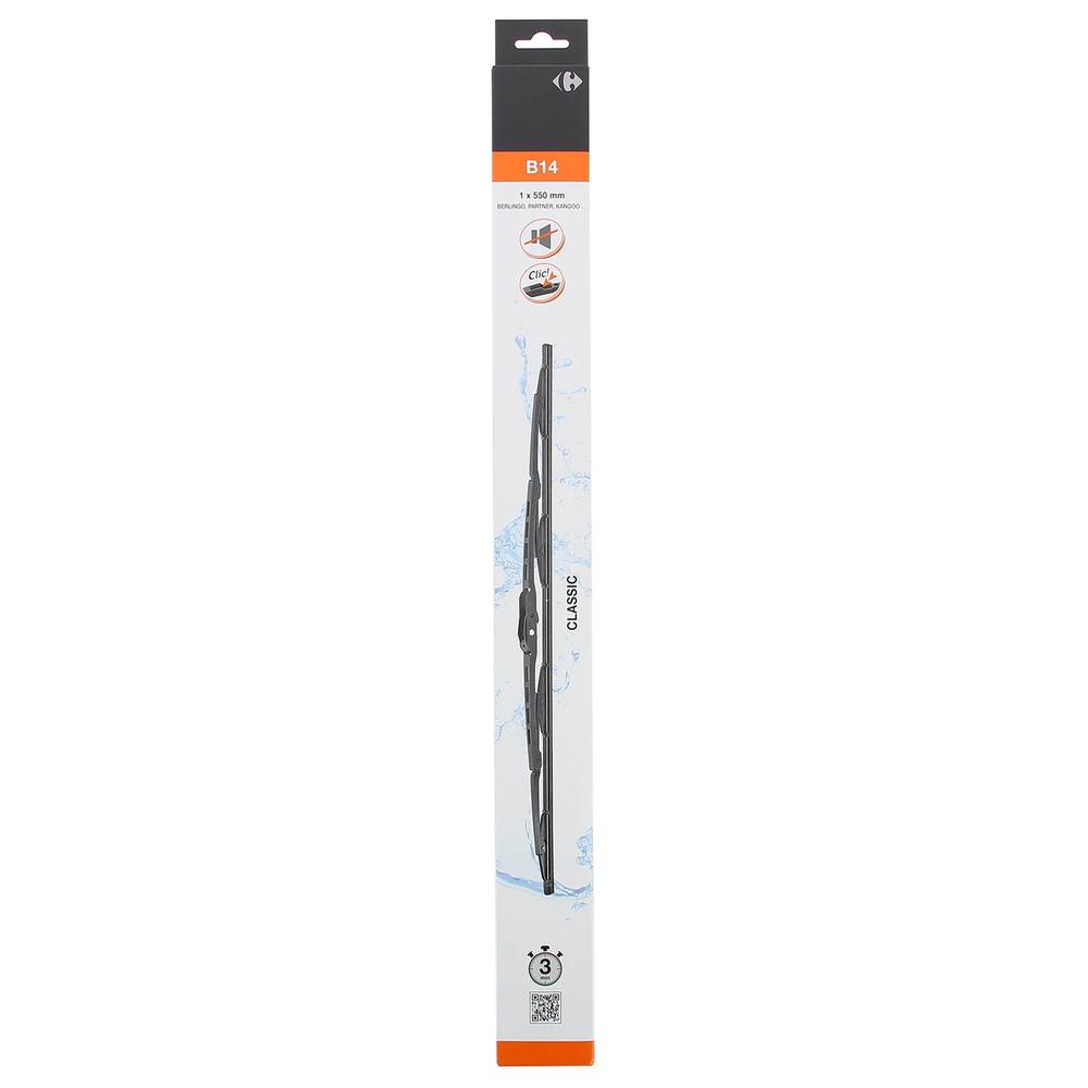 [609689] Balai Essuie Glace Classic B14 Carrefour 550mm.