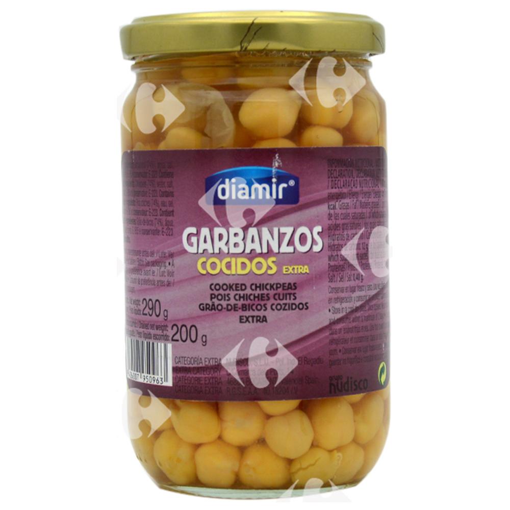 [540160] Pois Chiches Pot en Verre Extra Diamir 314ml.